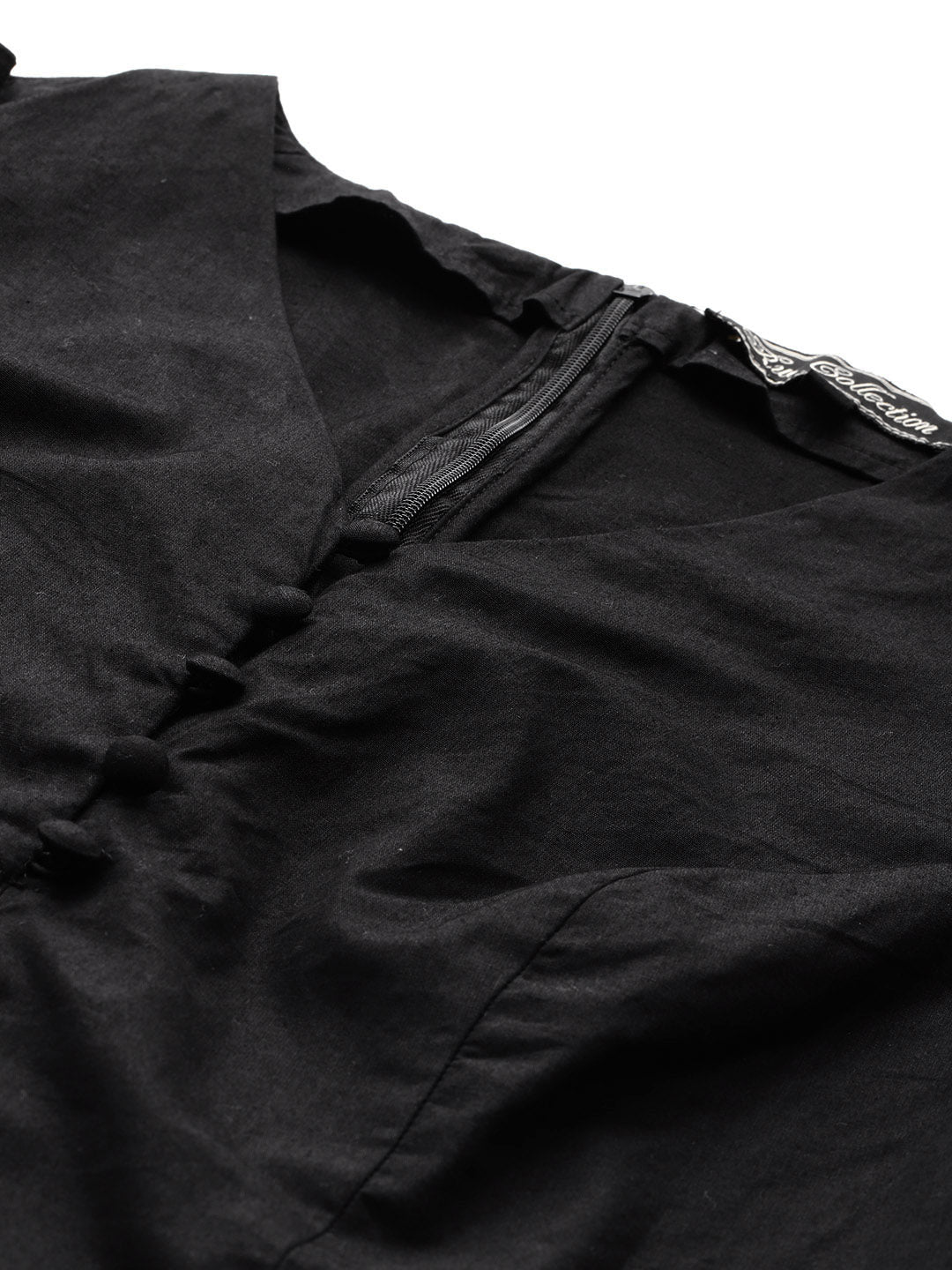 Puff Sleeve Fit & Flare Dress