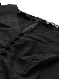 Thumbnail for Puff Sleeve Fit & Flare Dress