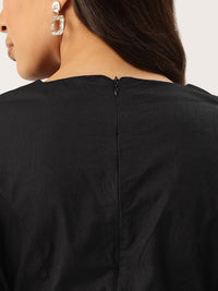 Thumbnail for Puff Sleeve Fit & Flare Dress