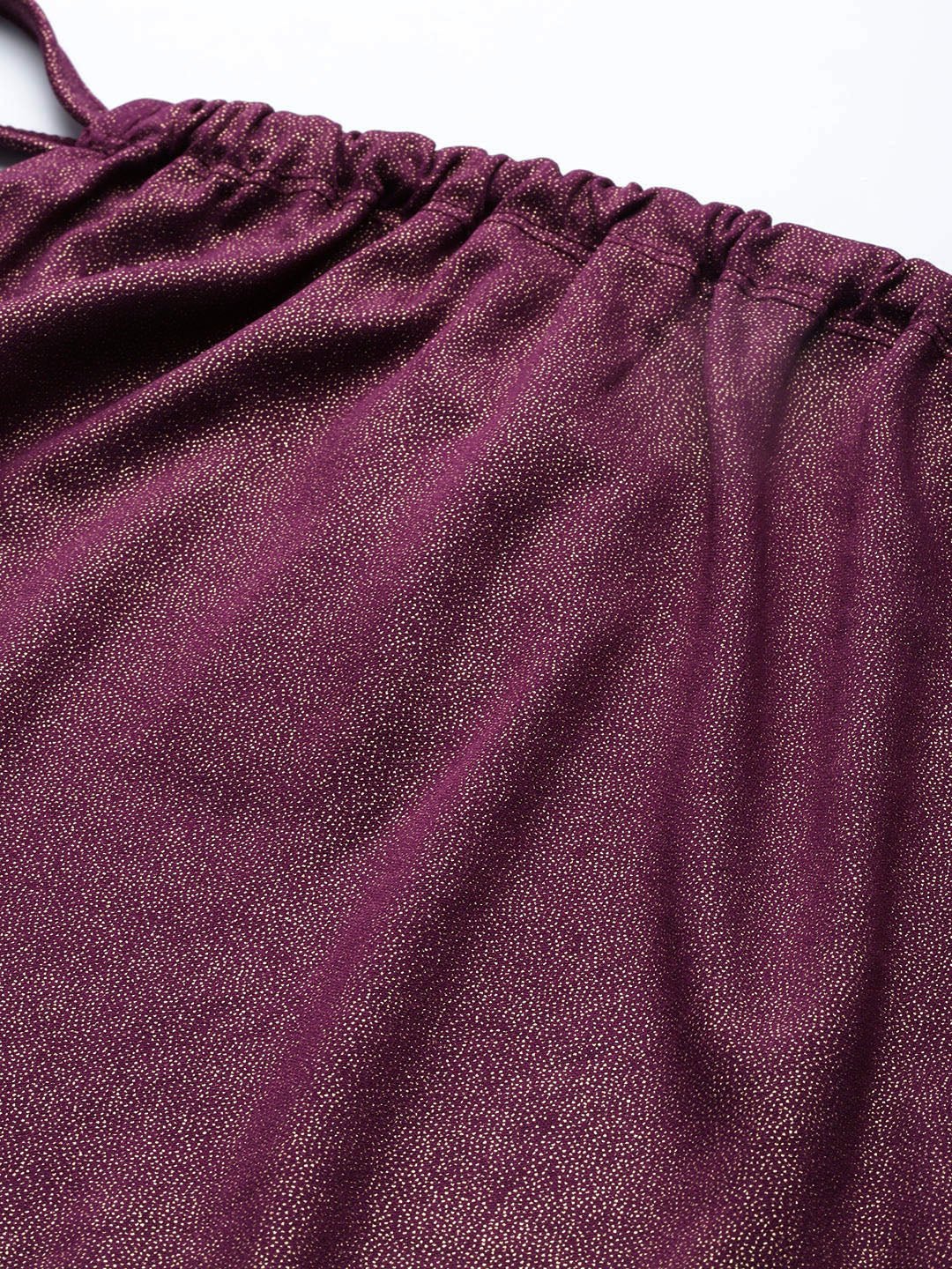 Purple Shoulder Strap Top - RueCollections