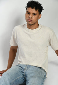 Thumbnail for White Color Oversized T-Shirt For Men's - RueCollections