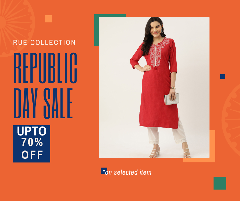 RUE COLLECTION wishes you HAPPY REPUBLIC DAY