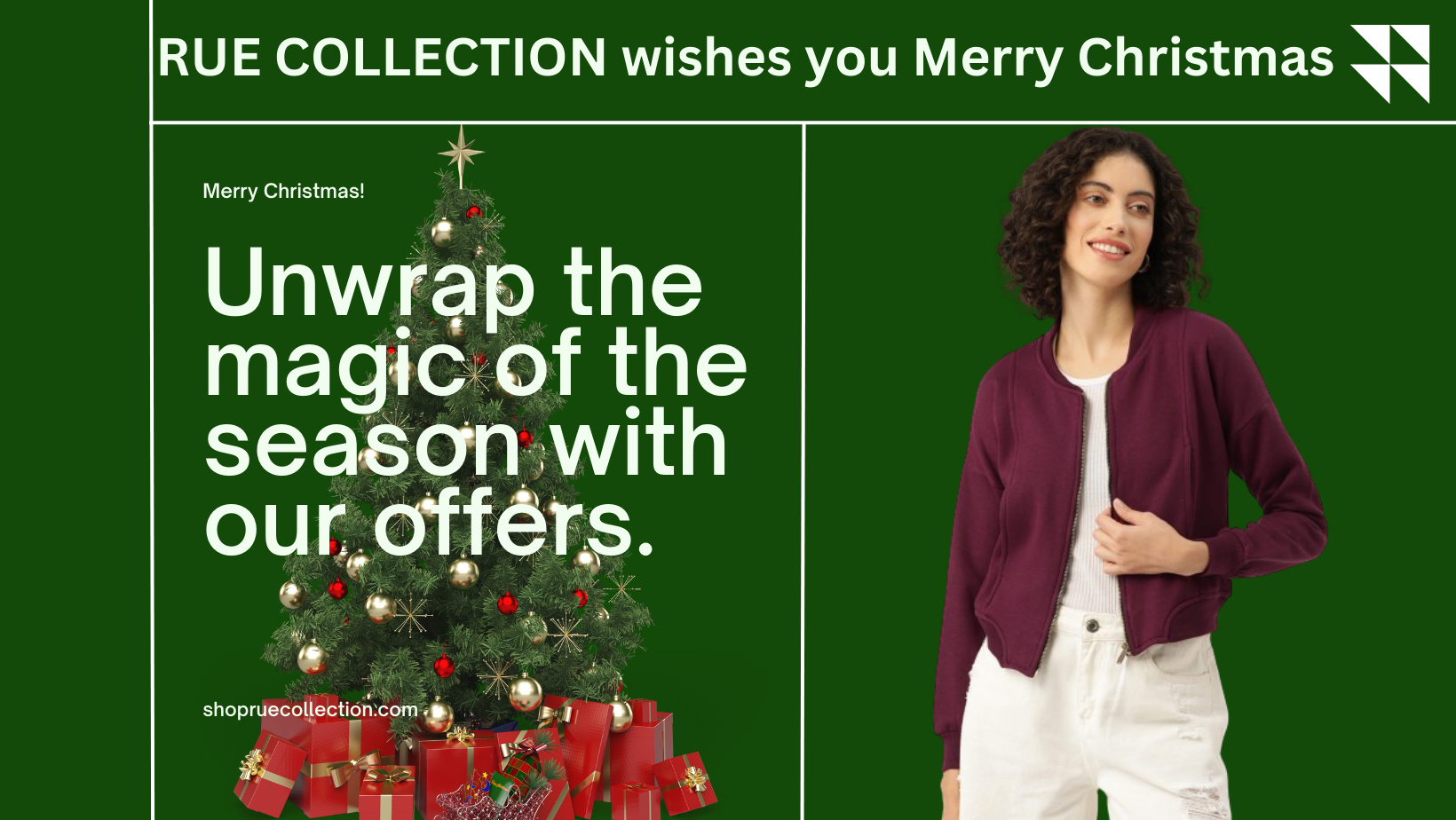 RUE COLLECTION wishes you MERRY CHRISTMAS