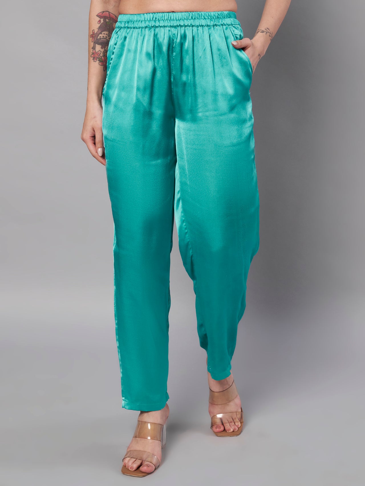 Solid Stylish Trousers For Women