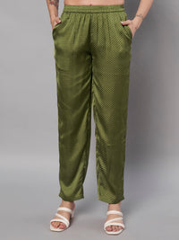 Thumbnail for Polka Dot Printed Trousers for women