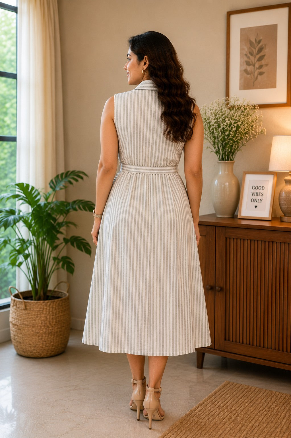 Women's Layered Ruffle Maxi Dress