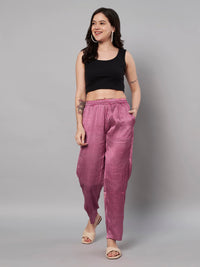 Thumbnail for Checked Printed Trousers for women