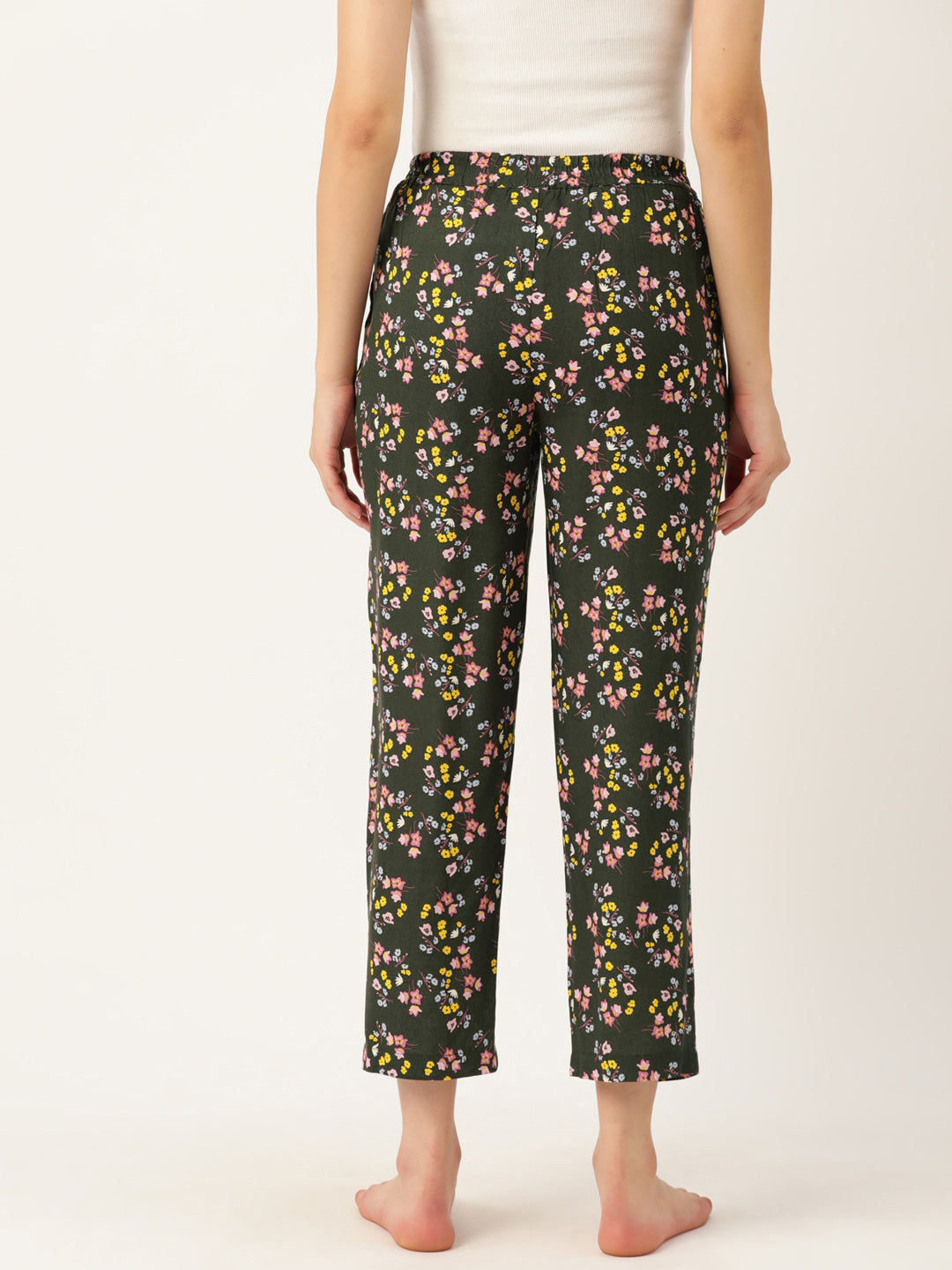 Women Pure Cotton Printed Lounge Pants