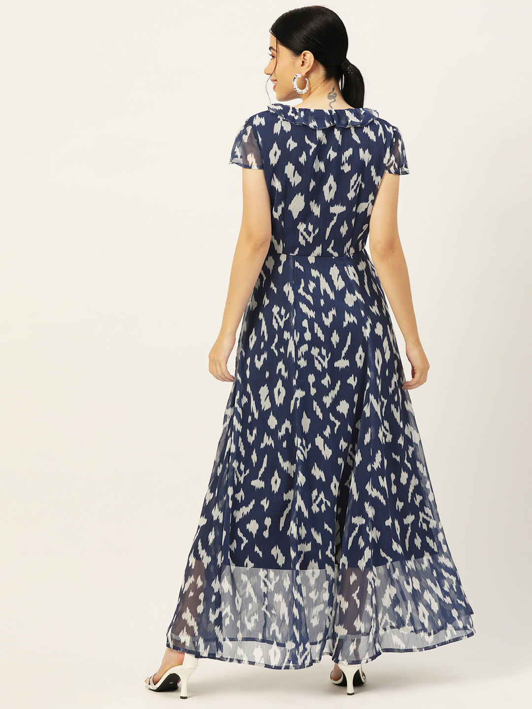 Women Printed A-Line Maxi Dress