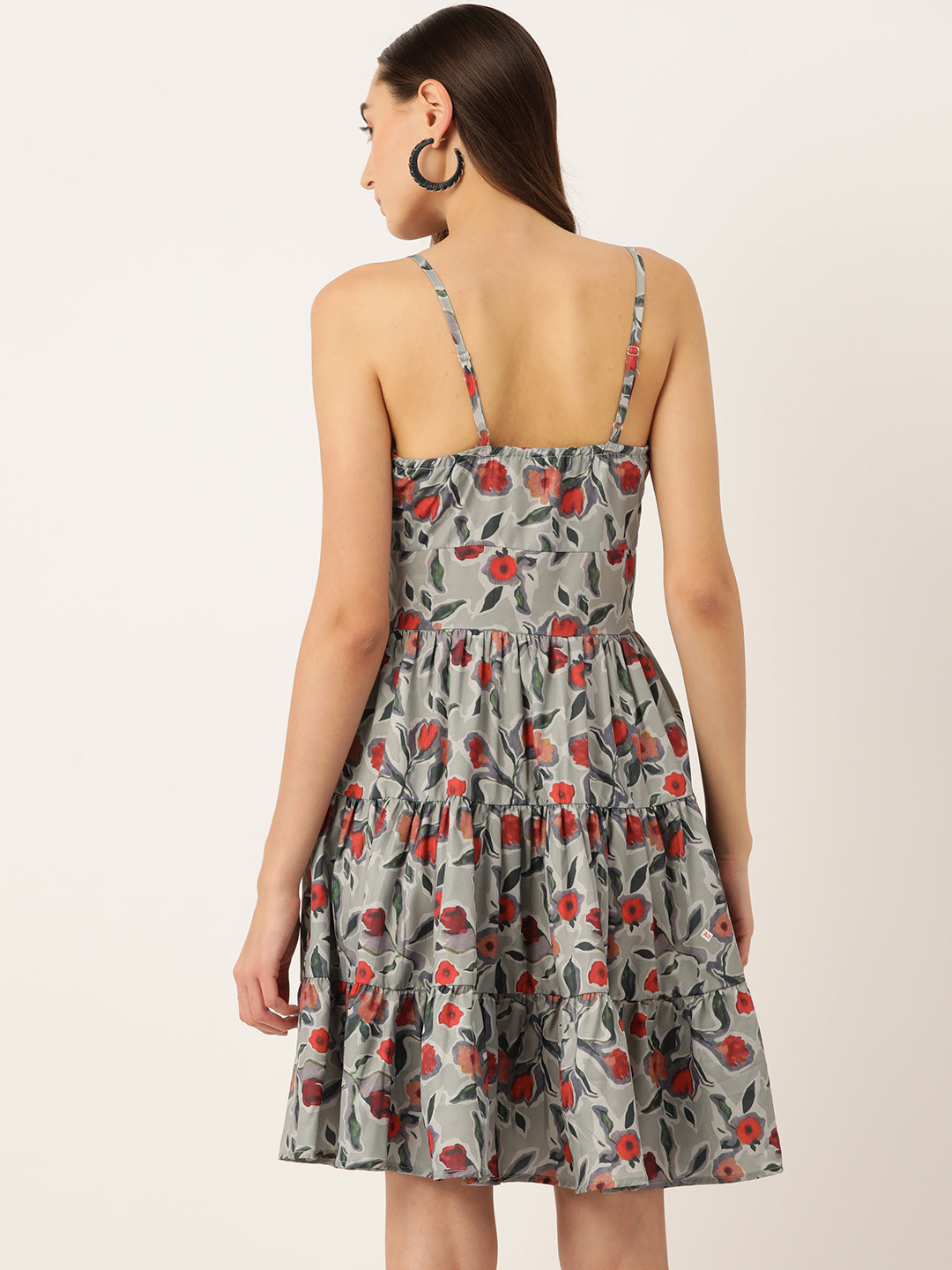 Rue Collection Floral Print Crepe Fit & Flare Dress