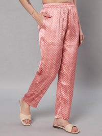 Thumbnail for Geometric Printed Trousers for women