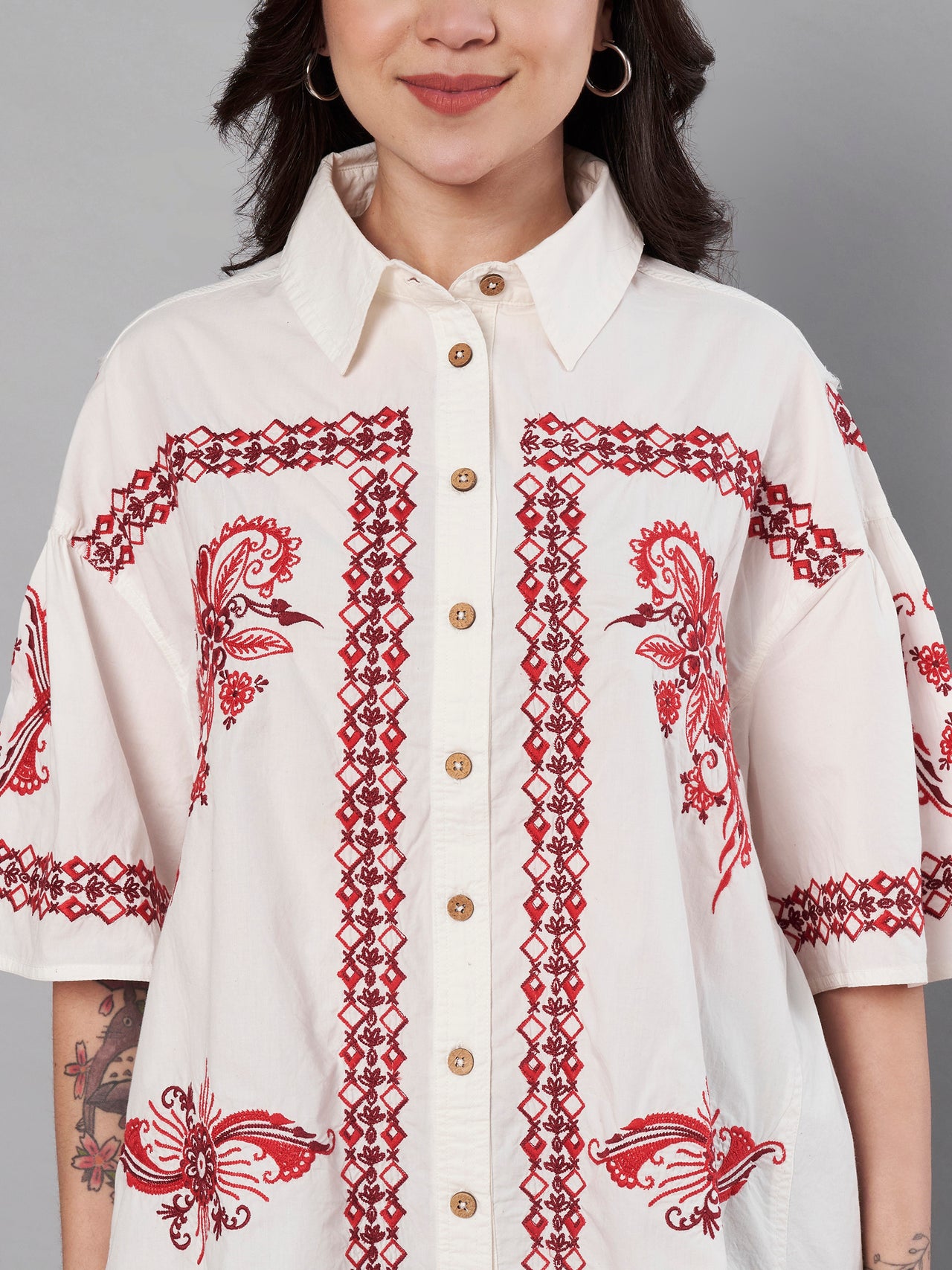 Printed Cotton shirt for women