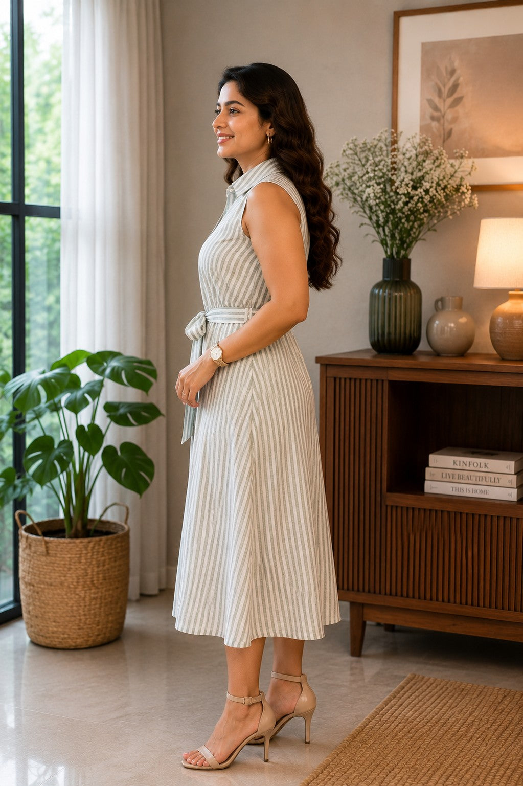 Women's Layered Ruffle Maxi Dress