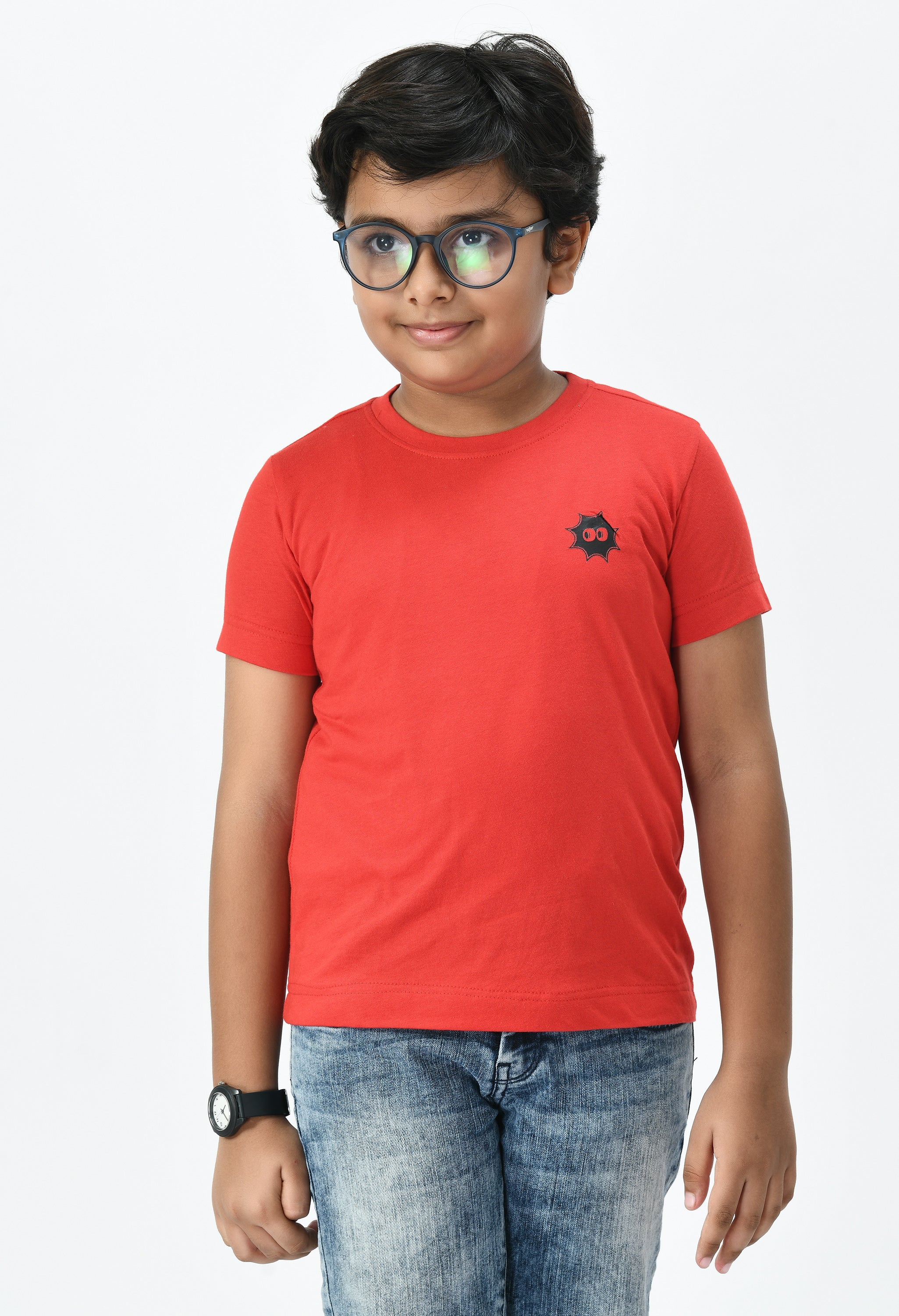 Red Booyah Chest Print T-shirt