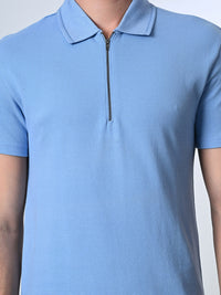 Thumbnail for Zipper Polo T-Shirt