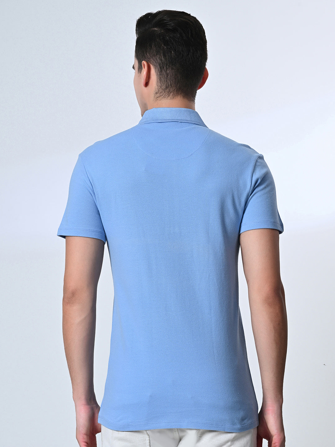 Zipper Polo T-Shirt