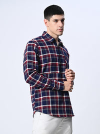 Thumbnail for Zippered Checks Overshirt