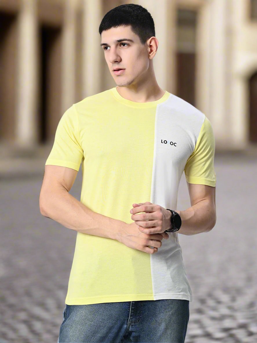 Yellow T-Shirt For Men's