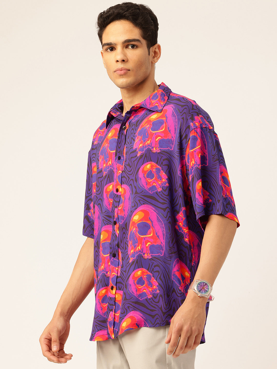 Standard Printed Casual Shirt