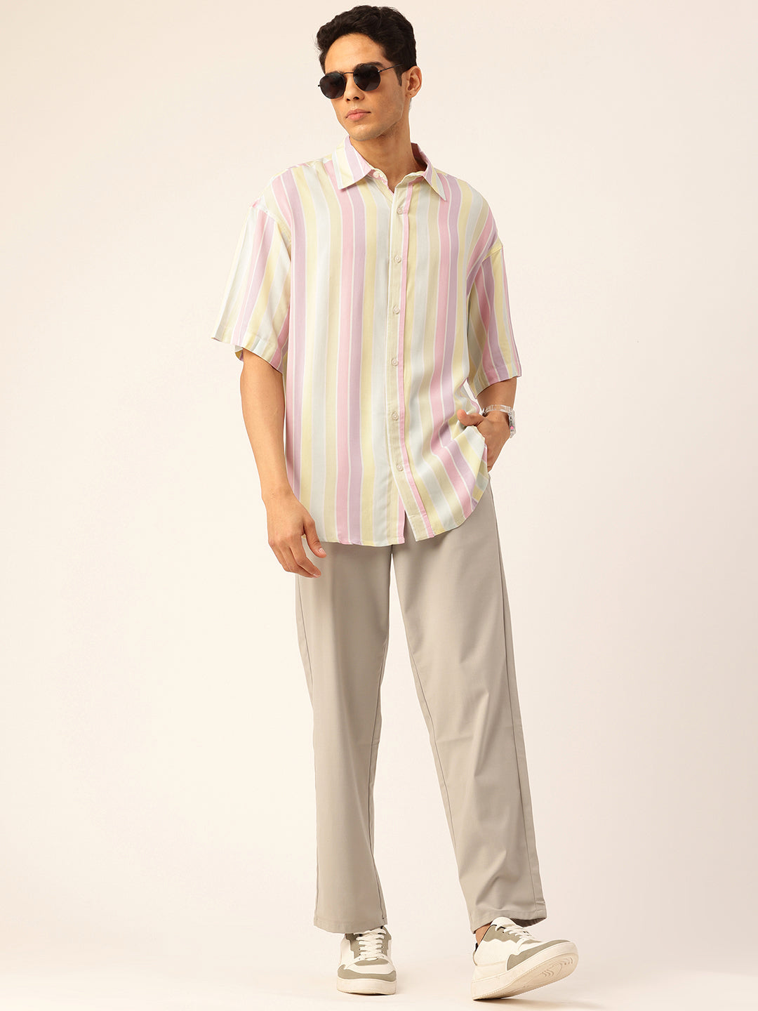 Standard Striped Casual Shirt