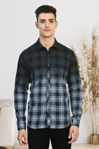 Thumbnail for Men Standard Tartan Checks Opaque Checked Casual Shirt