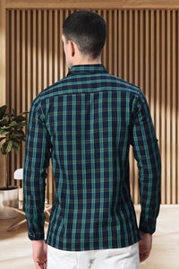 Thumbnail for Men Standard Opaque Checked Casual Shirt