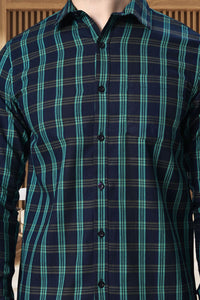 Thumbnail for Men Standard Opaque Checked Casual Shirt