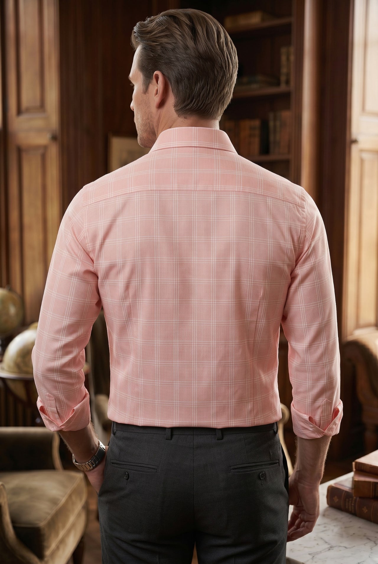 Men Standard Checked Casual Shirt