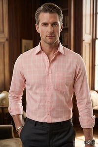 Thumbnail for Men Standard Checked Casual Shirt
