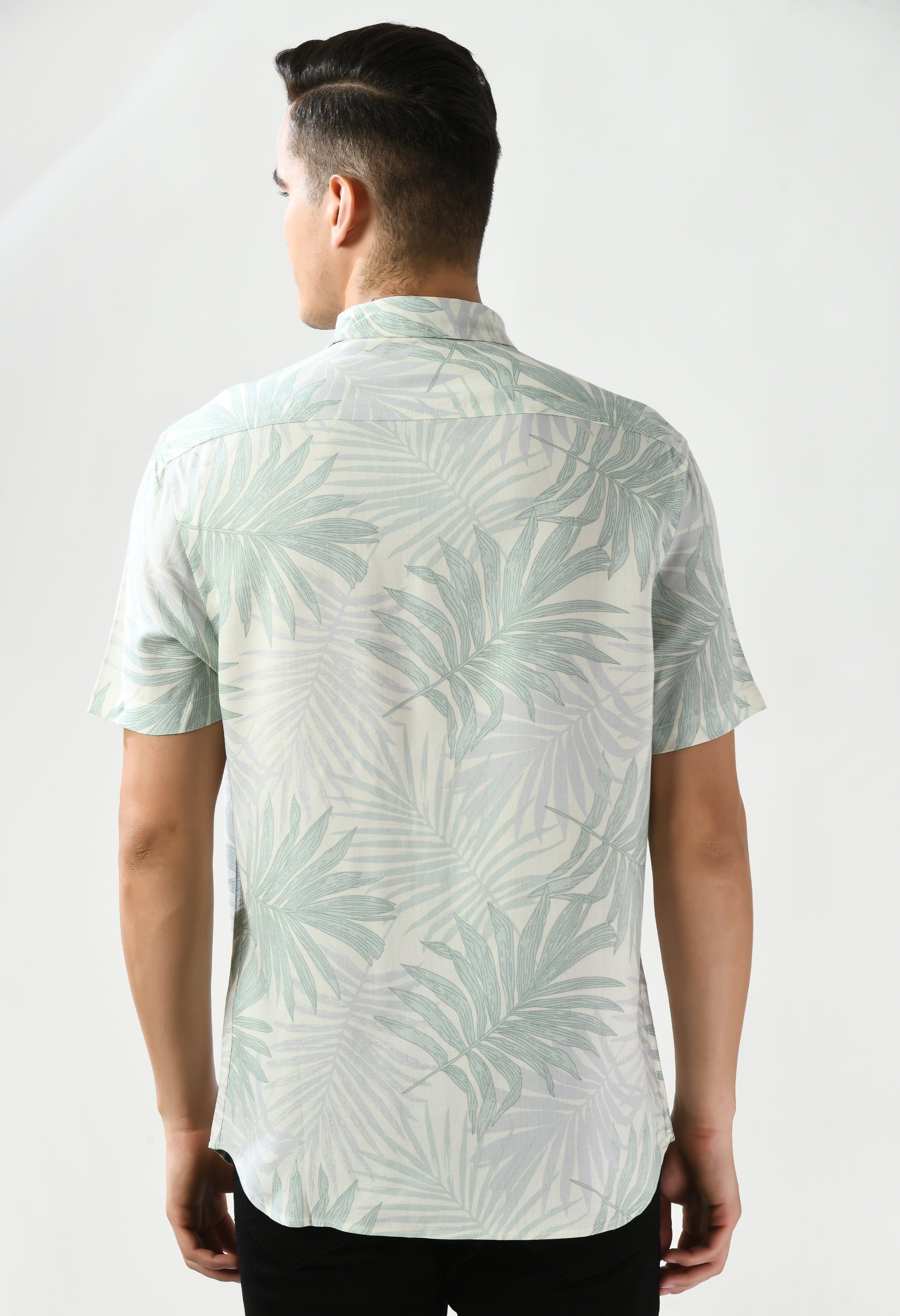 Floral Comfy Green Pattern Shirt