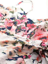 Thumbnail for Floral Printed Fit & Flare Maxi Dress