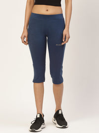 Thumbnail for Womens Skinny-Fit Three-Fourth Jegging