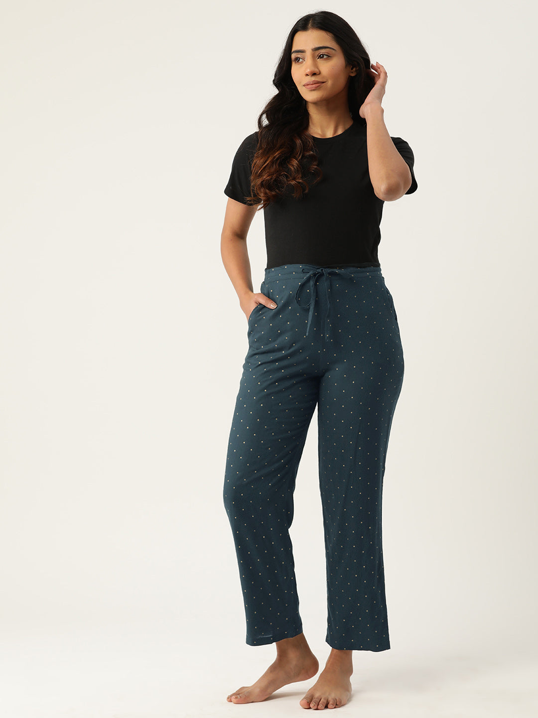 Women Printed Cotton Trouser