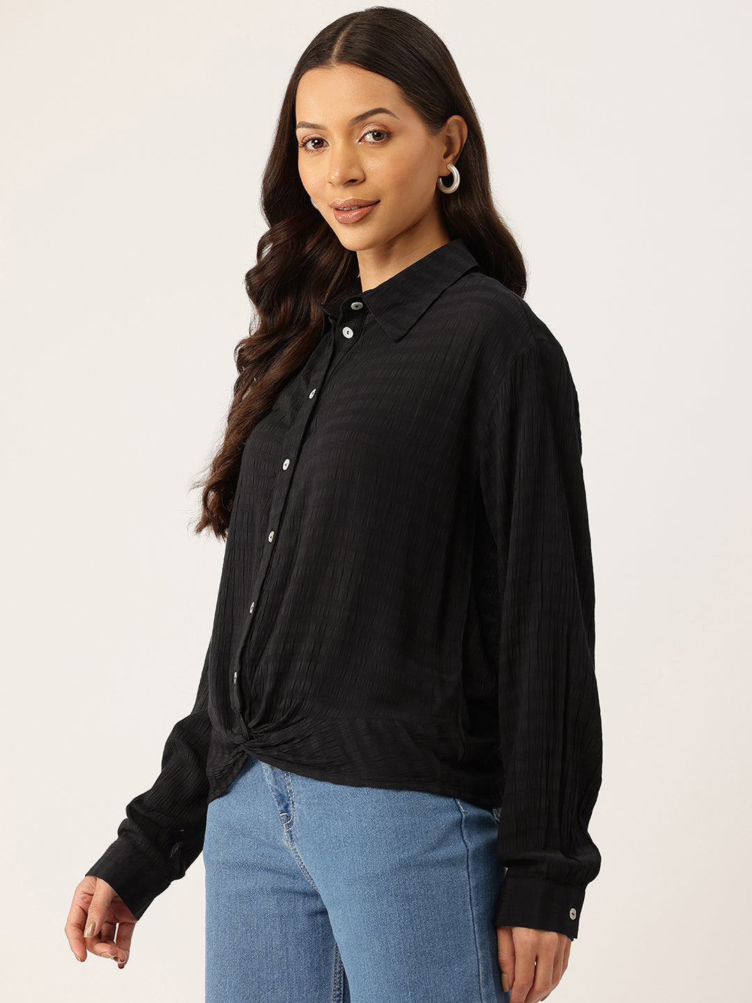 Twisted Shirt Style Top