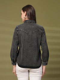 Thumbnail for Women Comfort Denim Casual Shirt