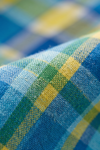 Thumbnail for Bright blue checked casual shirt with a modern slim fit. Perfect for effortless style, comfort, and everyday wear.