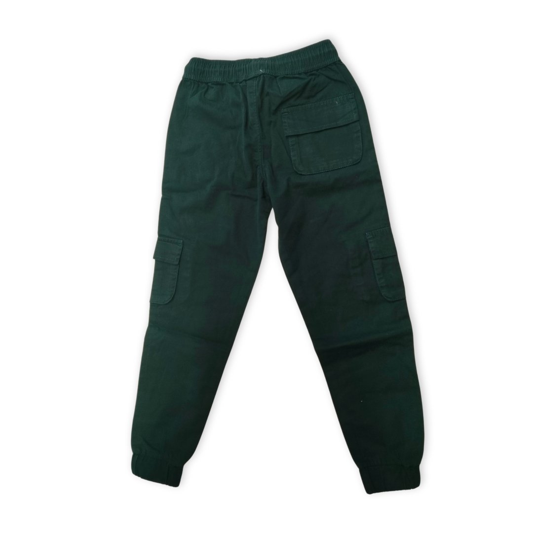 Boys Jogger Pants Green - RueCollections