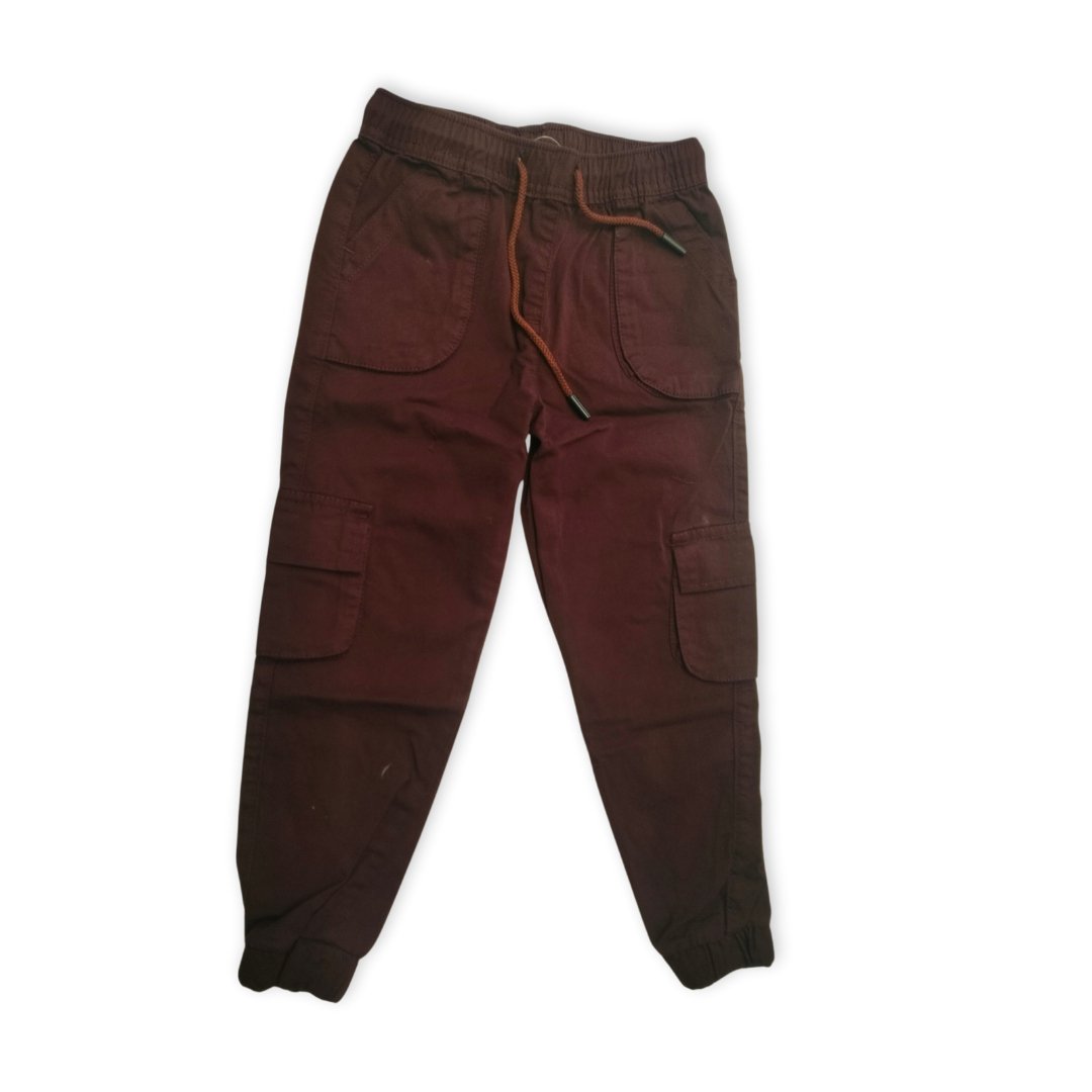 Boys Jogger Pants Maroon - RueCollections