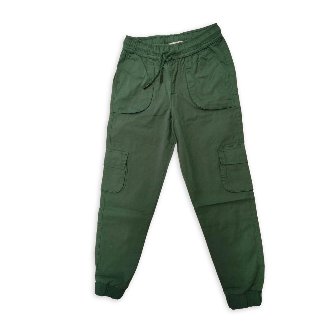 Boys Jogger Pants Olive - RueCollections