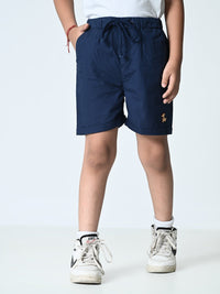 Thumbnail for Boys Solid Cotton Shorts - RueCollections