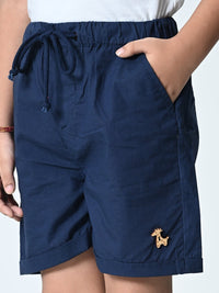 Thumbnail for Boys Solid Cotton Shorts - RueCollections