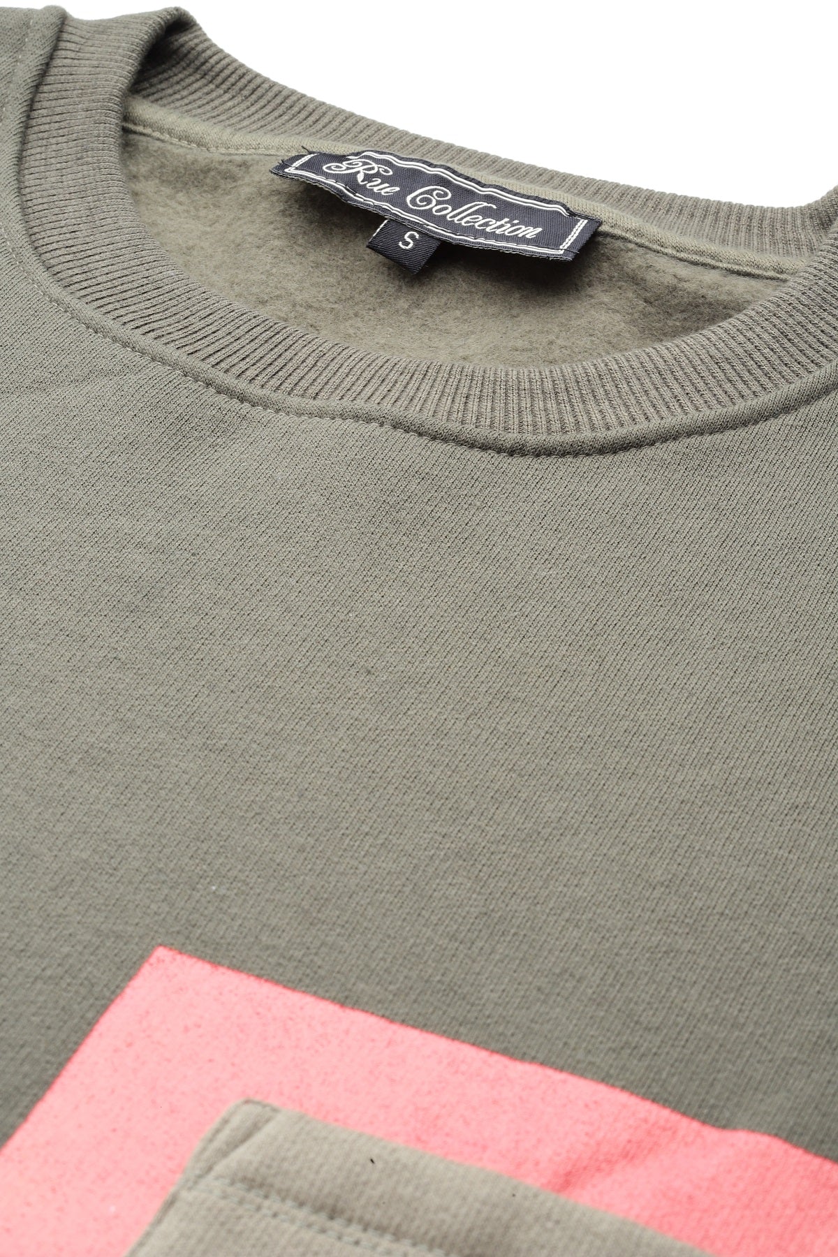 Buy Two Sweatshirts Blue And Olive Green - RueCollections