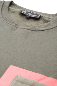 Thumbnail for Buy Two Sweatshirts Blue And Olive Green - RueCollections