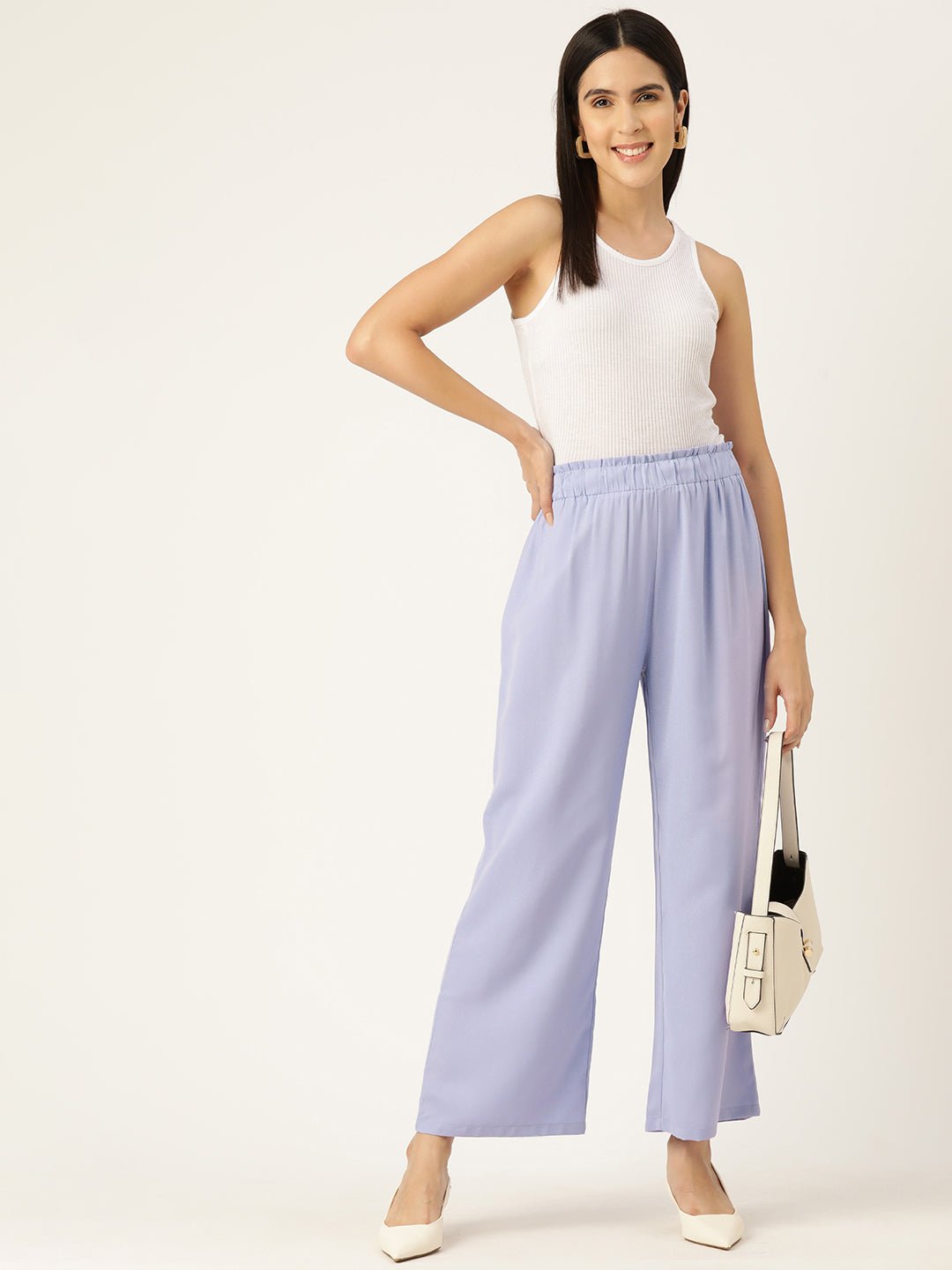 Buy Two Trousers Lavender - RueCollections