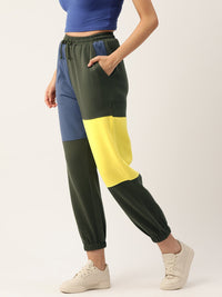 Thumbnail for Colourblocked Fleece Track Pants - RueCollections