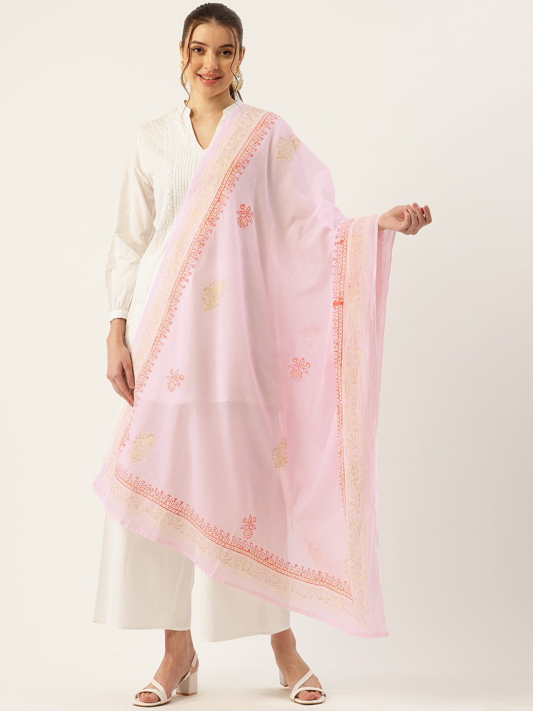 Ethnic Motifs Printed Dupatta - RueCollections