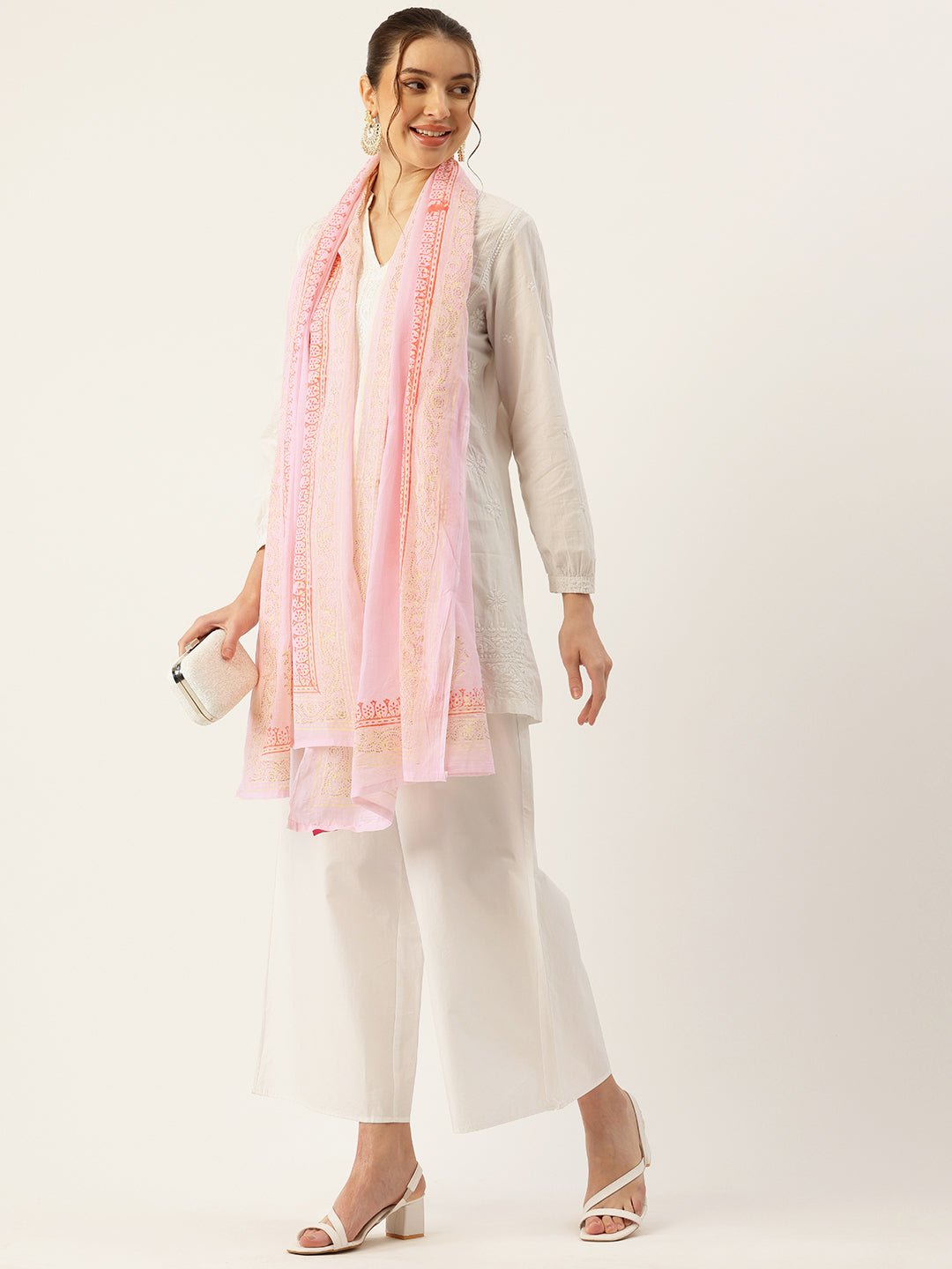 Ethnic Motifs Printed Dupatta - RueCollections