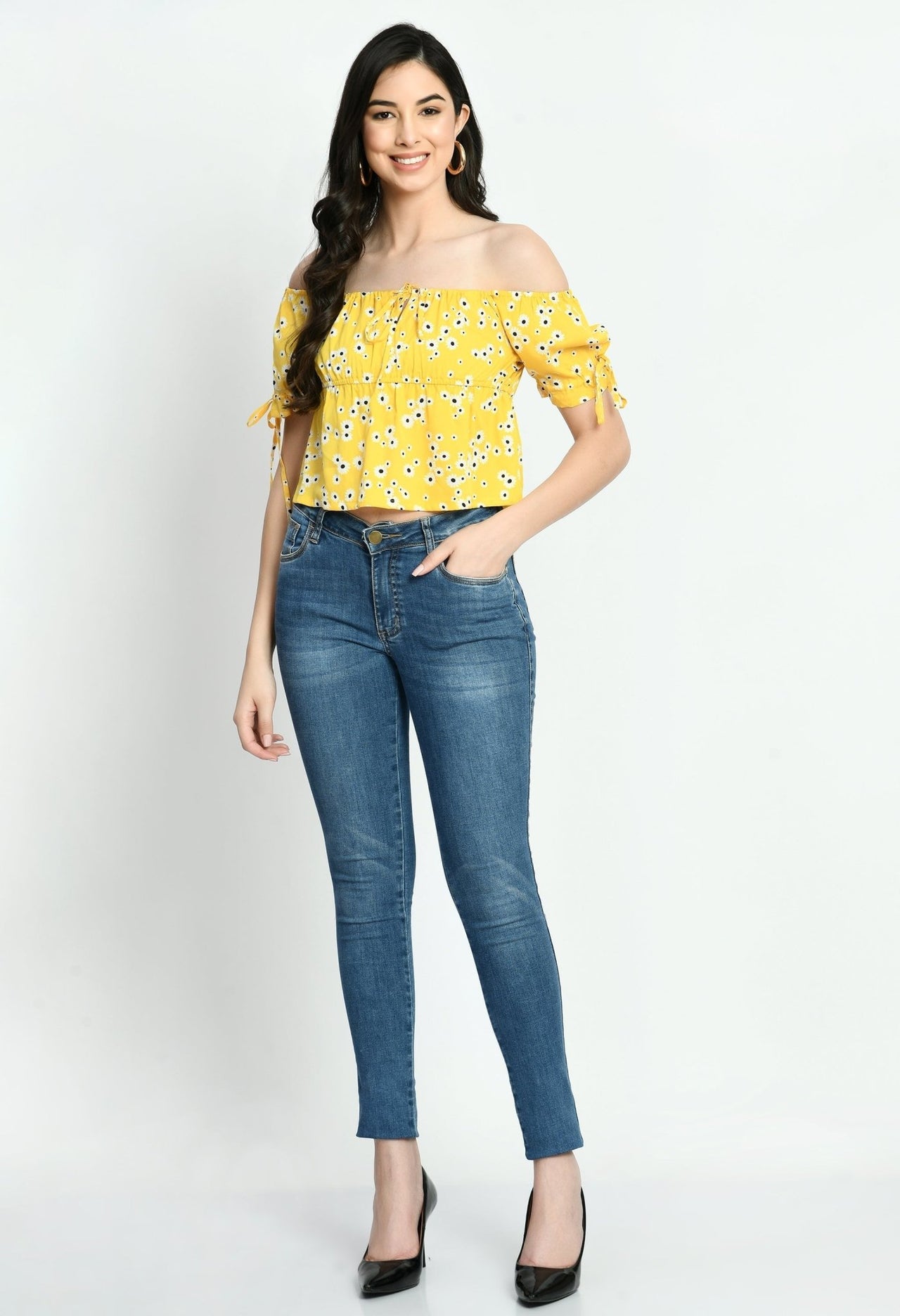 Floral Off Shoulder Top - RueCollections