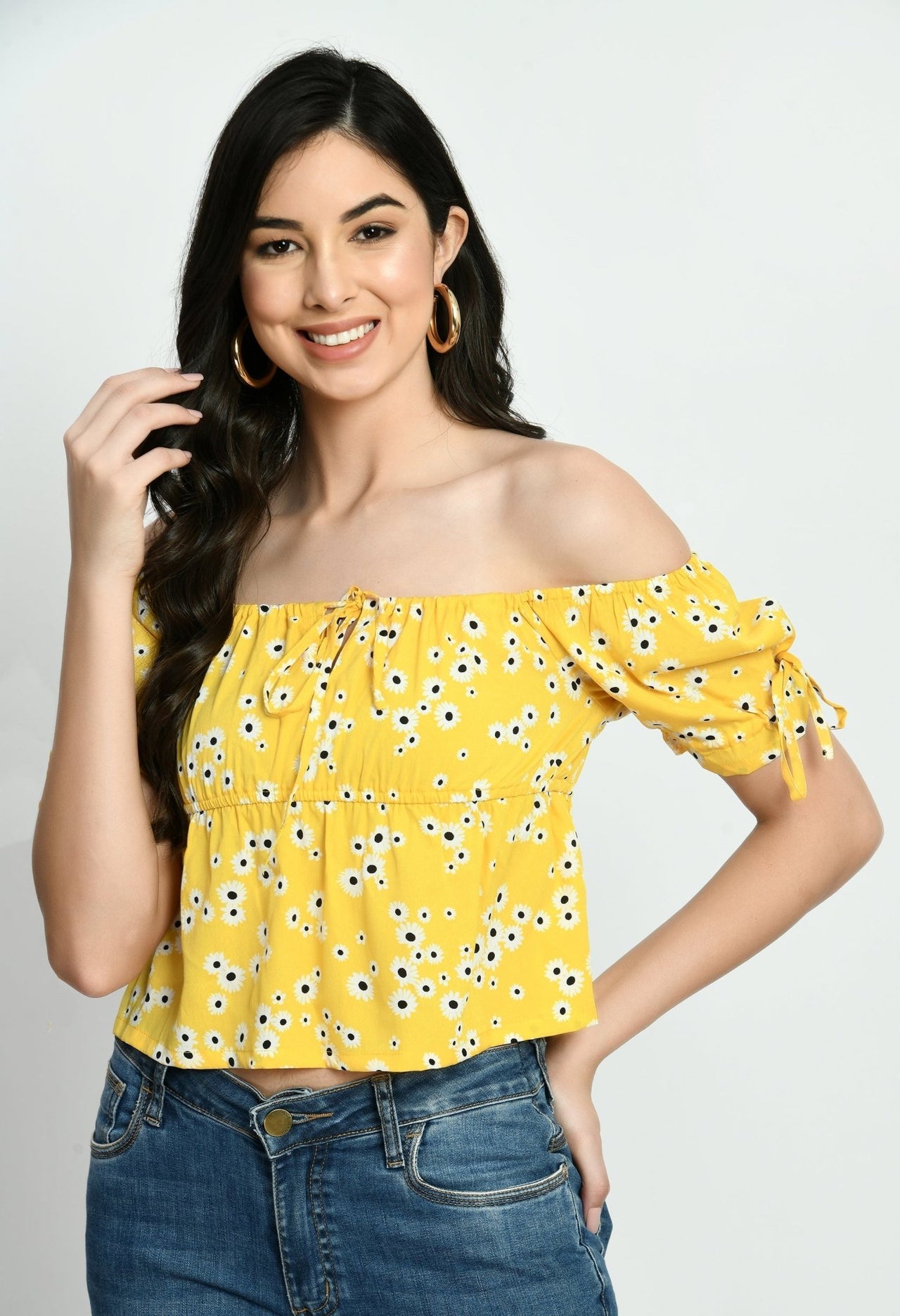 Floral Off Shoulder Top - RueCollections