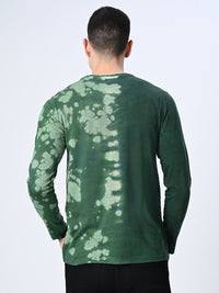 Thumbnail for Green Unisex Tie - Dye T-shirt - RueCollections